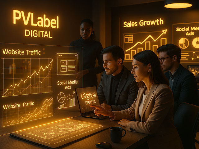 طراحی وبسایت و دیجیتال مارکتینگ با PVLABEL