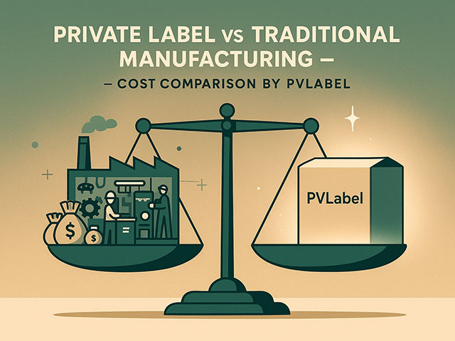 💰 هزینه تولید بدون کارخانه چقدر است؟ مقایسه مدل پرایویت لیبل با تولید سنتی