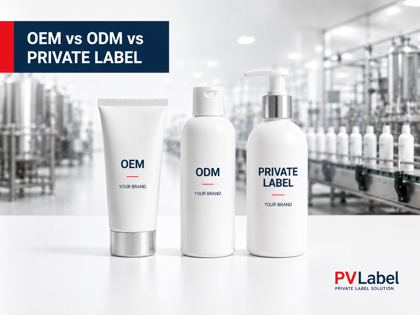 🏭 OEM، ODM و Private Label چه تفاوتی دارند؟